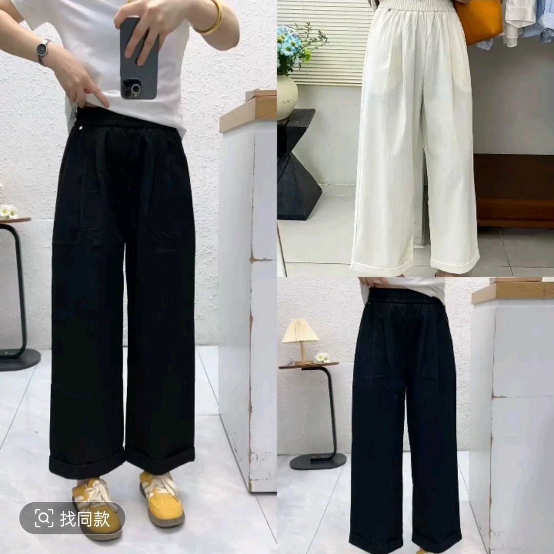 宜美多家  冰爽汰金棉百搭显瘦九分奶奶裤2572