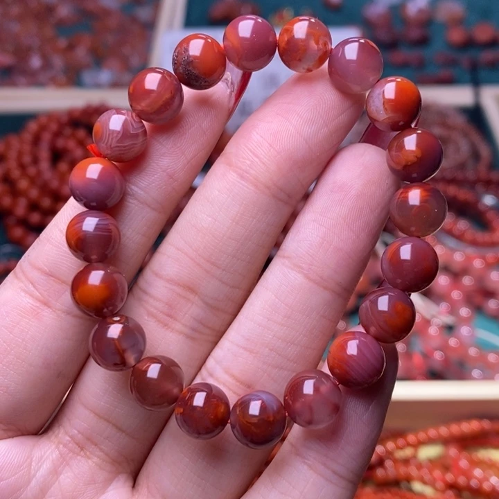 南红玛瑙手链未镶嵌3