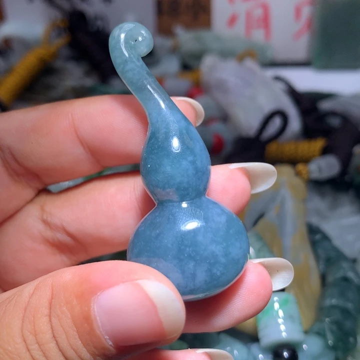 翡翠未镶嵌颈饰保真天然A货翡翠