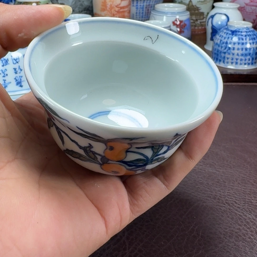 瓷片亮*晶当代景德镇陶瓷手绘茶具