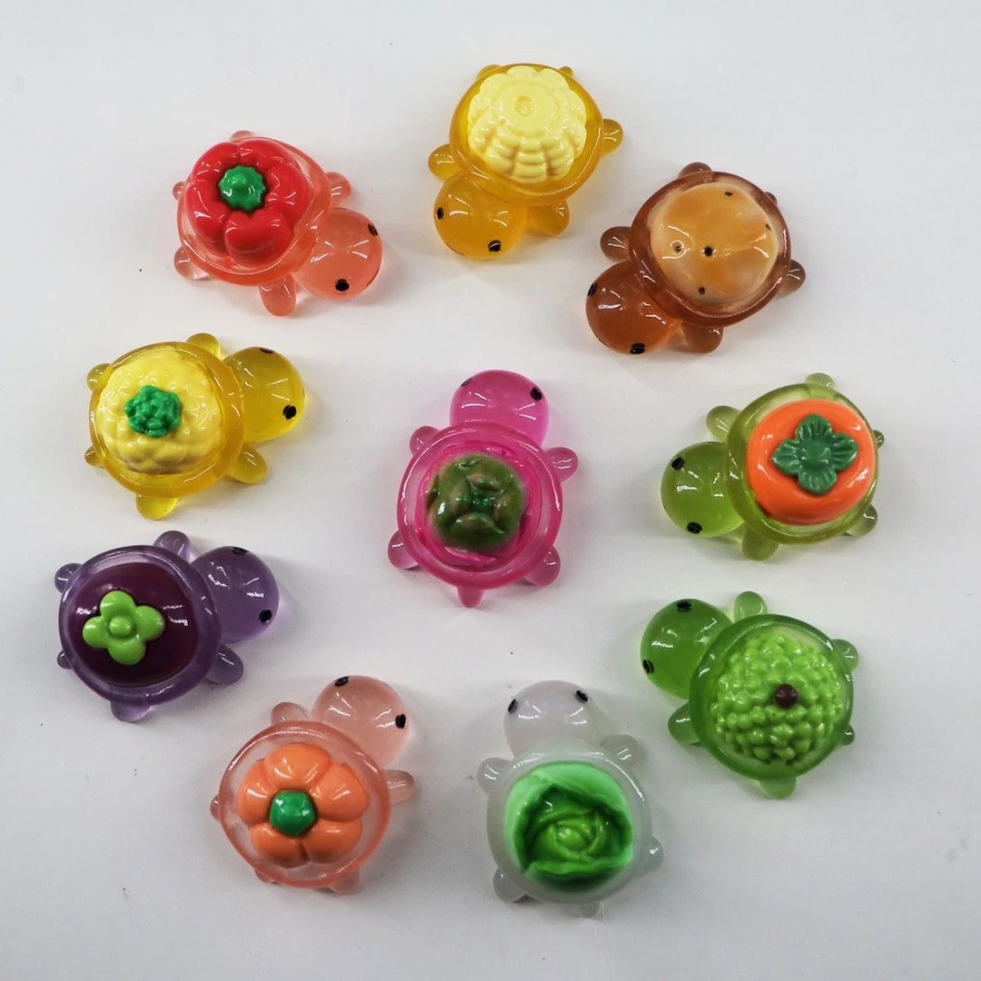 ［mini蔬菜水果龟］立体桌面车载DIY摆件2.1厘米