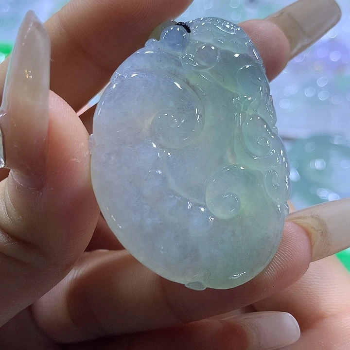 翡翠未镶嵌颈饰天然翡翠A货吊坠