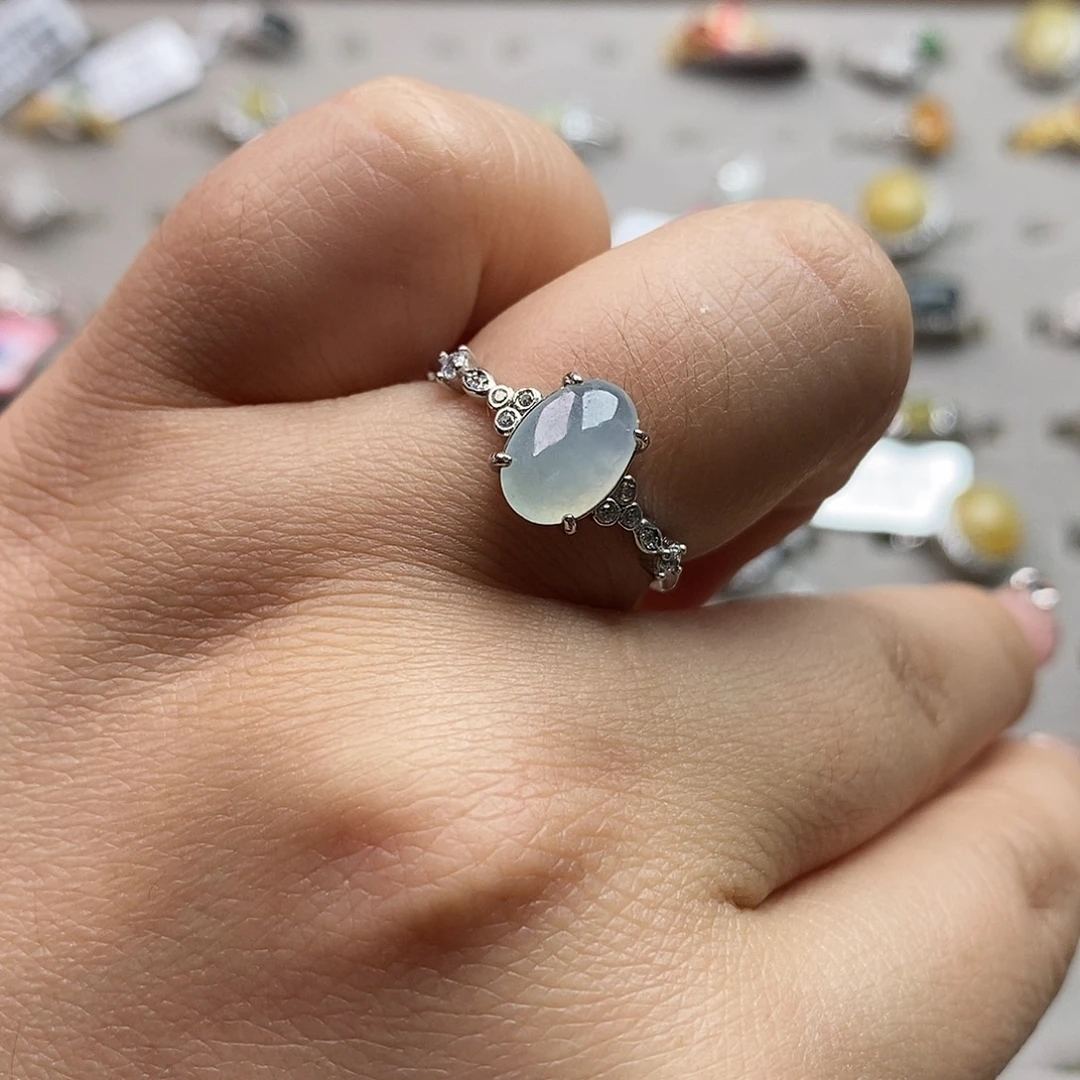 翡翠未镶嵌戒指翡翠