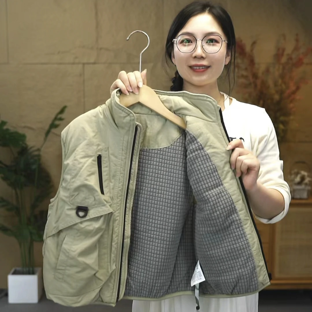 25秋冬新款男女童韩版夹棉外穿马甲 中大儿童保暖厚实坎肩冬开衫