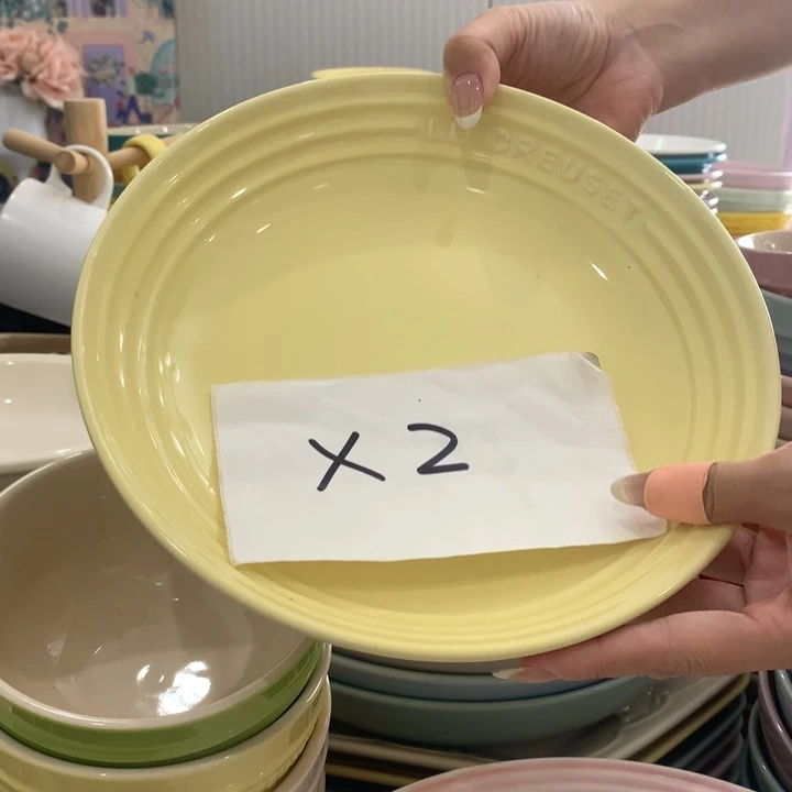 陶瓷微瑕2个9英寸温哥华盘