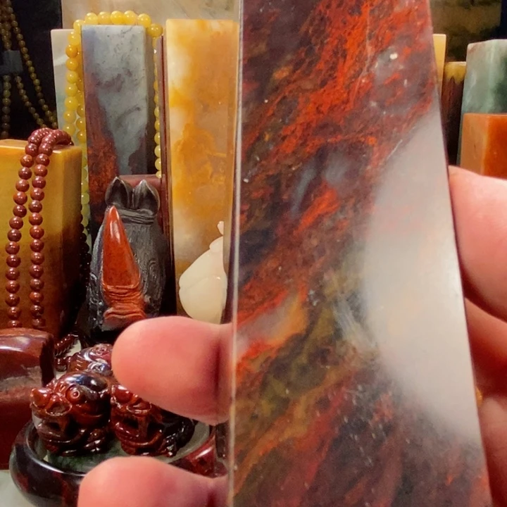 石英质玉印章未镶嵌悟*