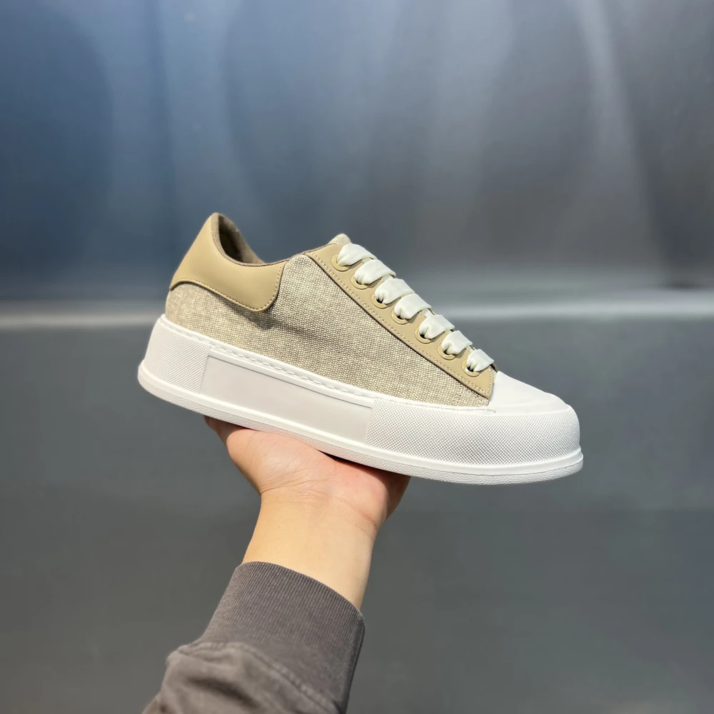 夏季简约黑尾亚麻板鞋2025新款时尚百搭软底舒适轻质男潮流休闲鞋