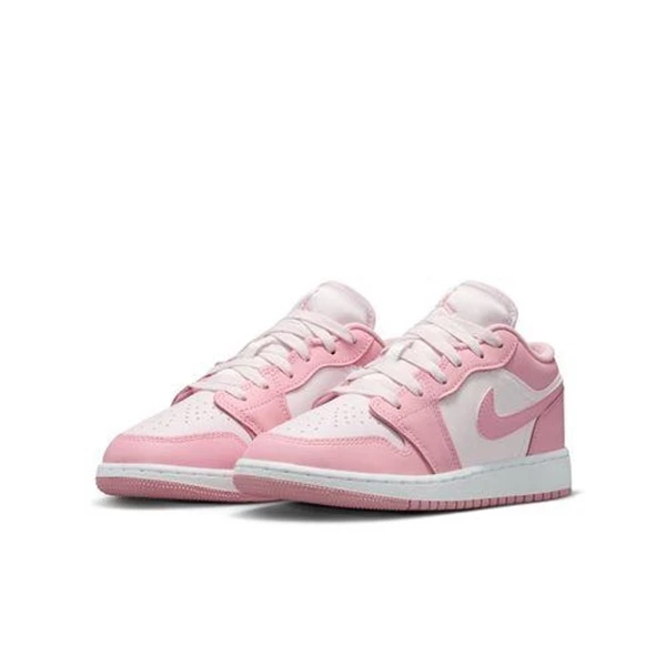 NIKE/耐克官方正品AJ1 GS草莓熊低帮经典运动休闲鞋553560-614