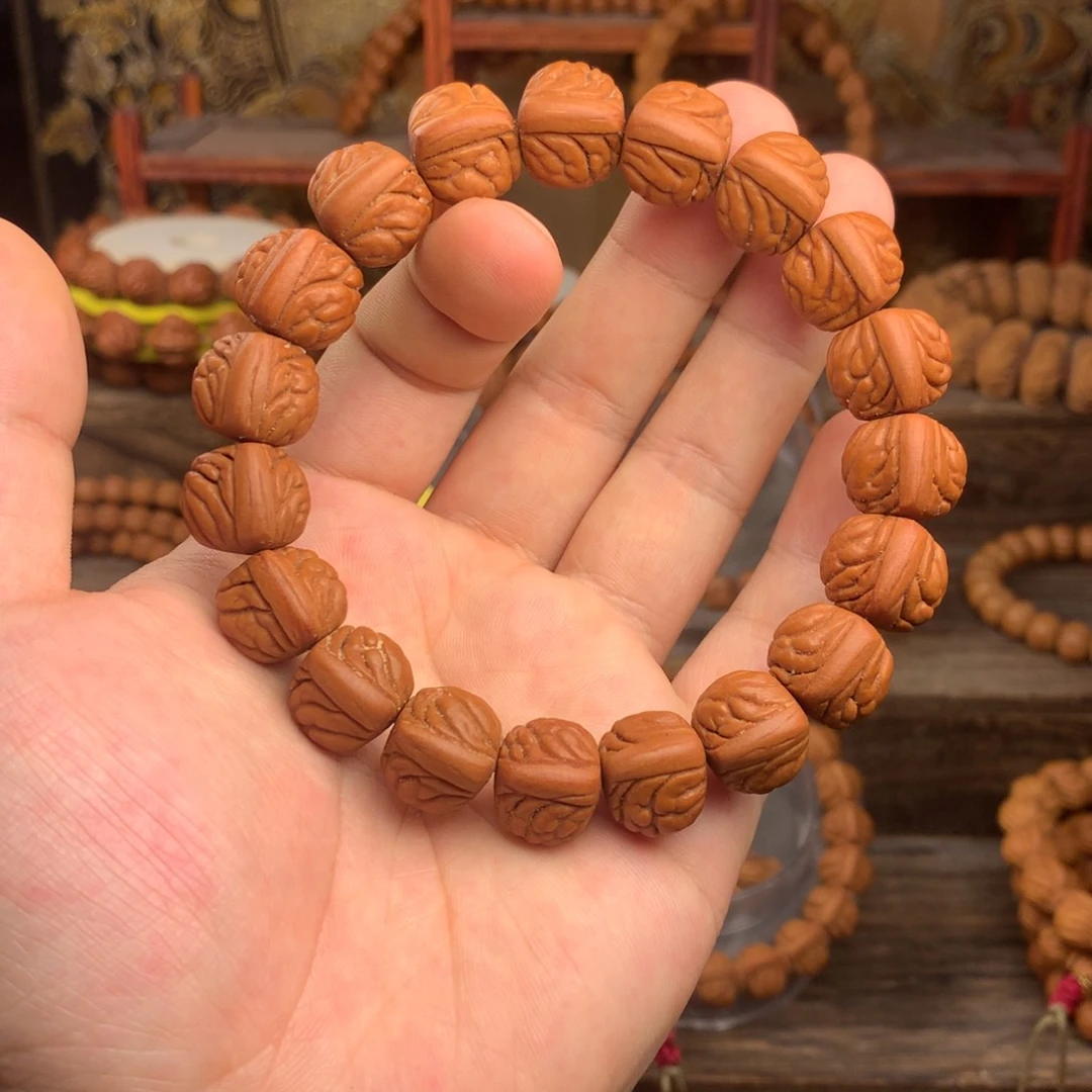 桃核吊坠15野生满天星