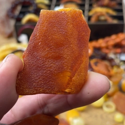 手串琥珀未镶嵌吊坠