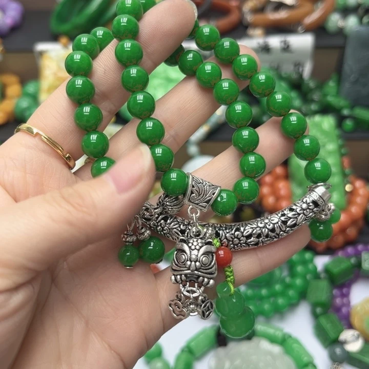 翡翠未镶嵌颈饰手串20