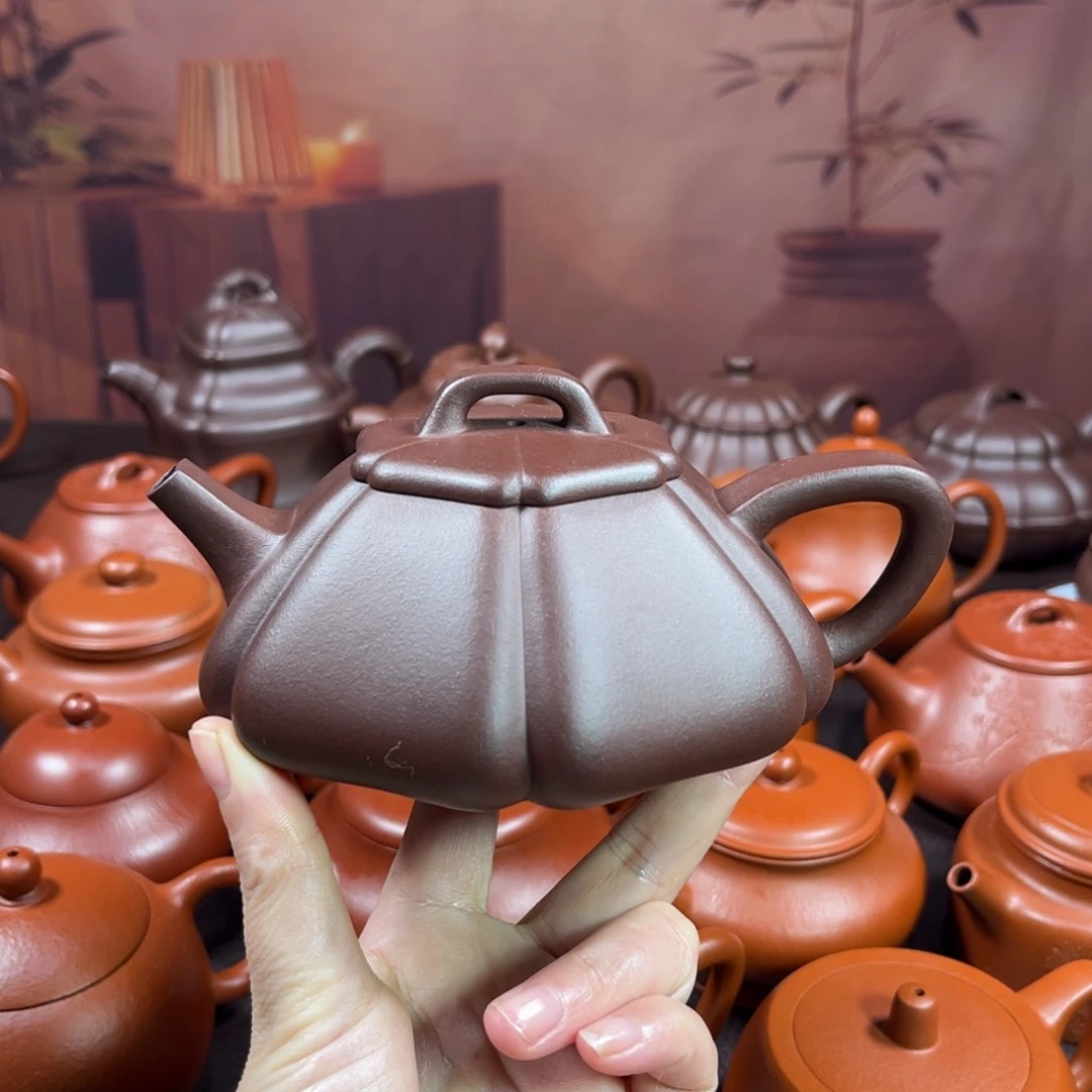 茶壶紫砂原矿紫泥250毫升