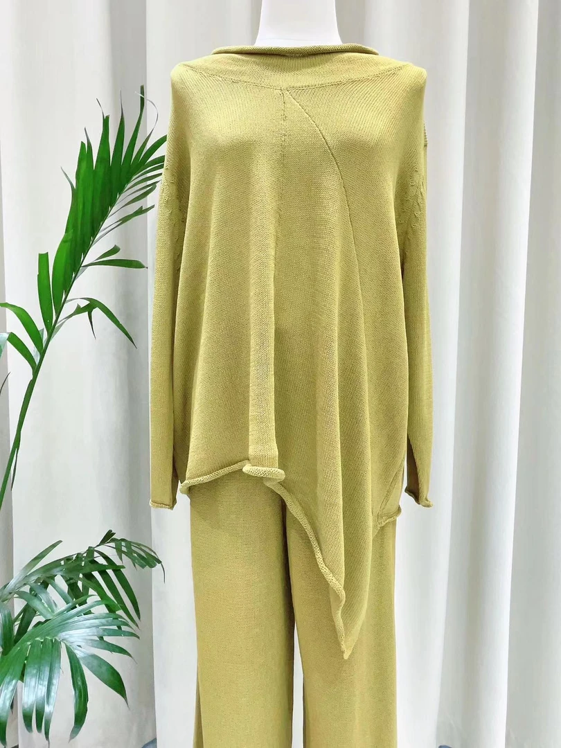 125#春秋时尚气质俩件套针织俩件套