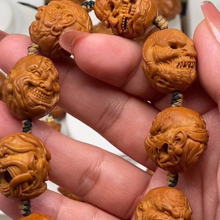 橄榄核手串/手链橄榄核雕工艺
