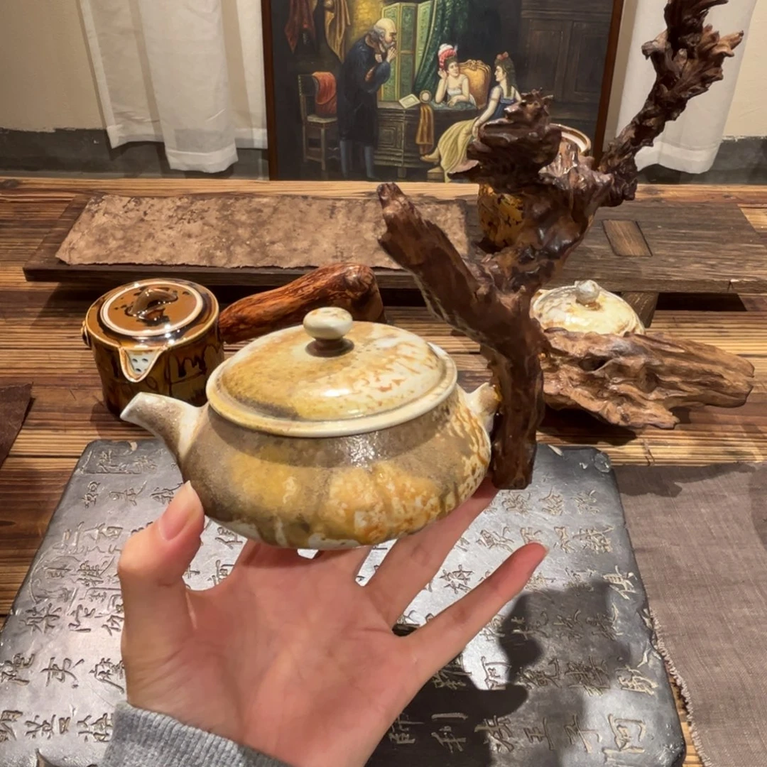 景德镇纯手工柴烧小壶