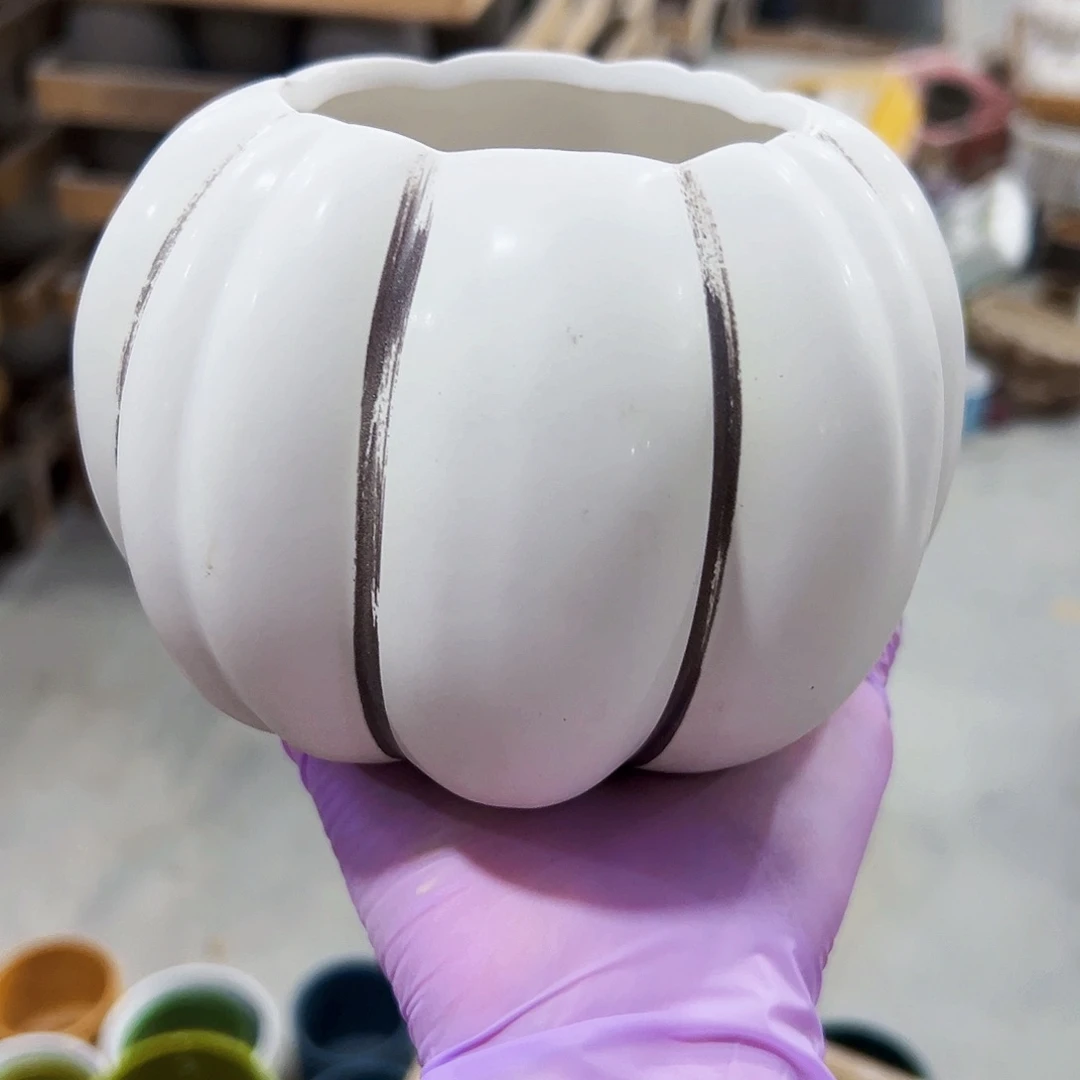 有孔外贸尾单陶瓷花盆凑单10米包邮