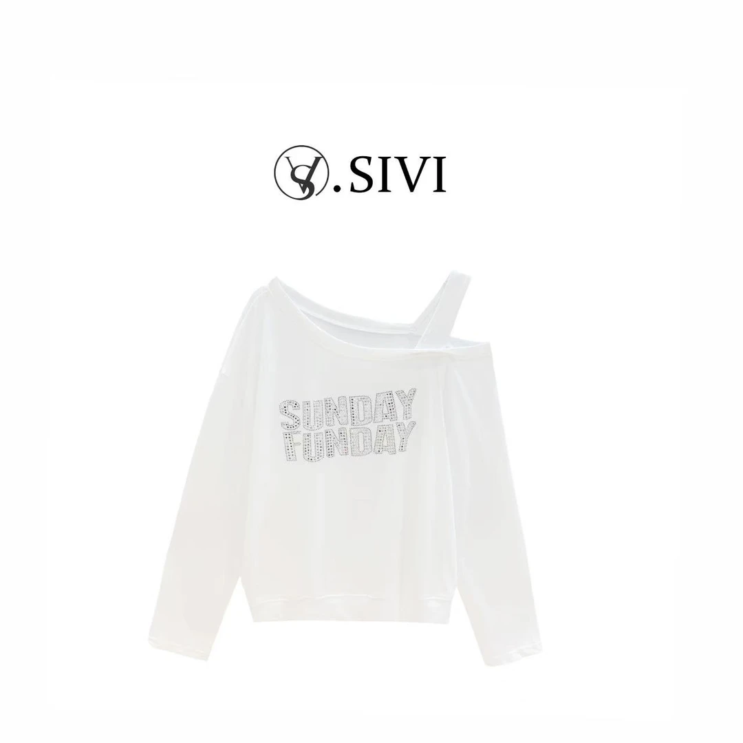 熙薇【放纵假日】2025夏季慵懒风莱赛尔字母防晒上衣H3381