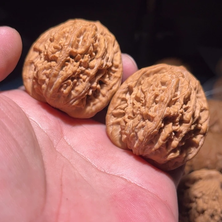 吊坠文玩核桃42麦穗虎头