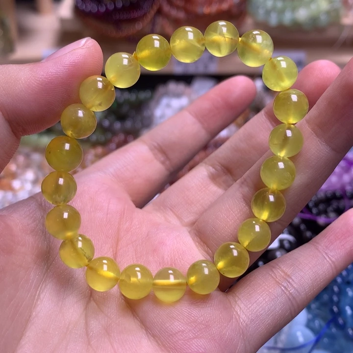 未镶嵌手串水晶8.0金葡萄