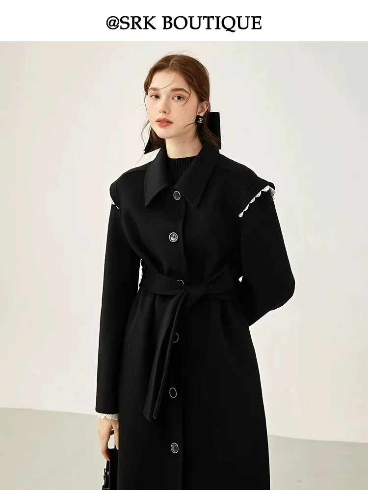 【撤柜样品】DJ479秋冬季气质百搭大衣外套