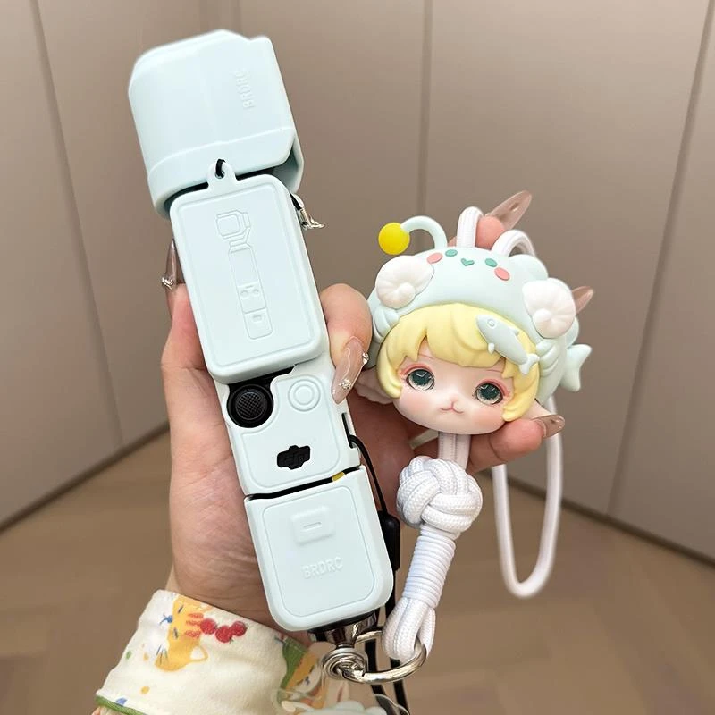 大疆pocket3保护壳kitty软硅胶镜头屏幕保护套云台相机收纳防尘罩