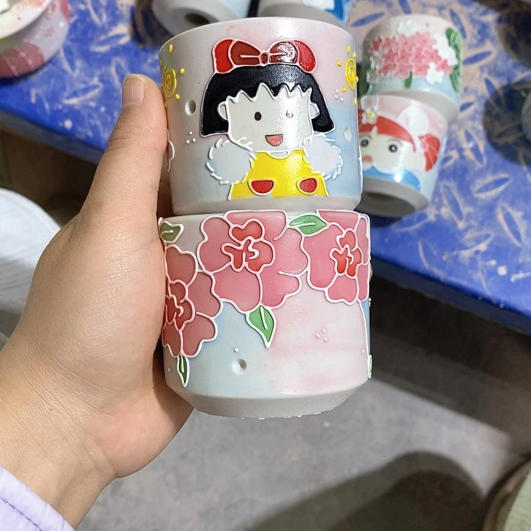 手绘手工制作陶瓷27w*