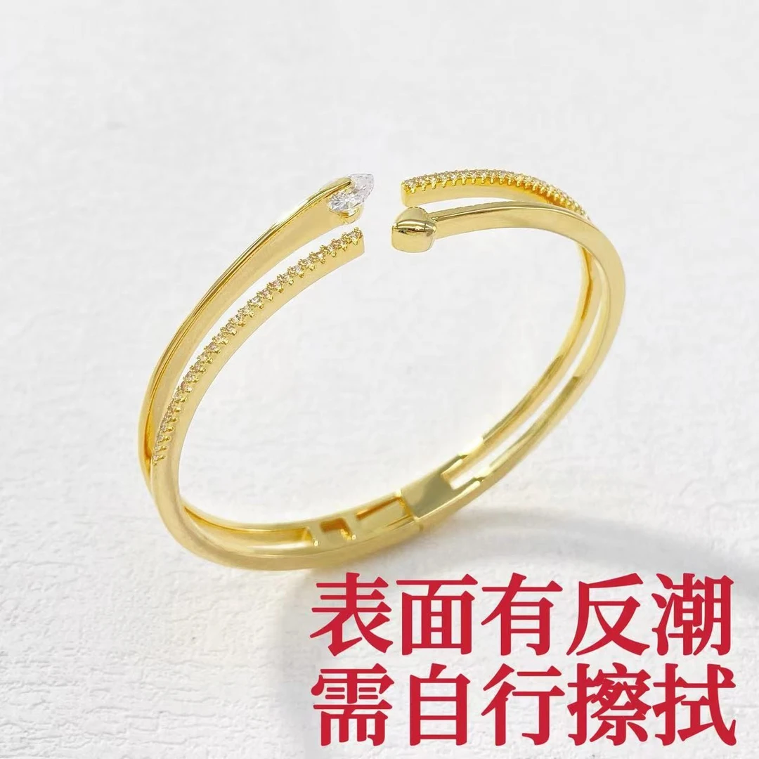 铜合金手镯 木木（QA3338）55毫米*46毫米 手镯