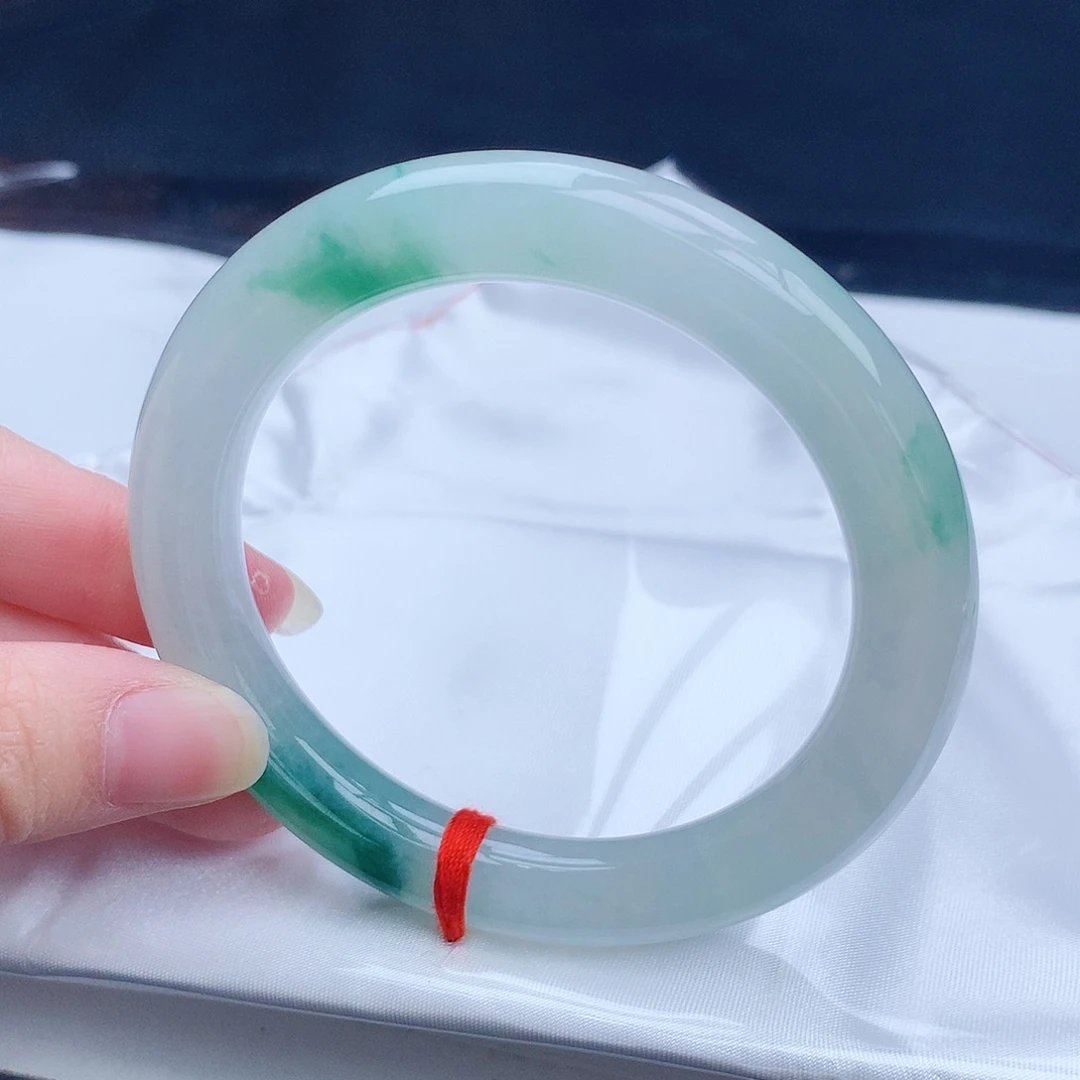 翡翠未镶嵌手镯缅甸天然翡翠A货手镯