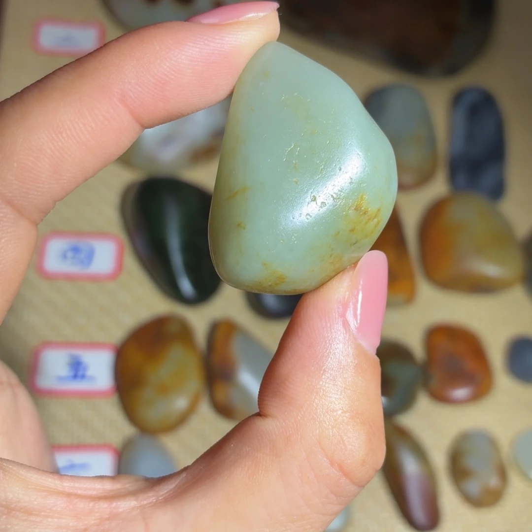 和田玉未镶嵌挂件21g