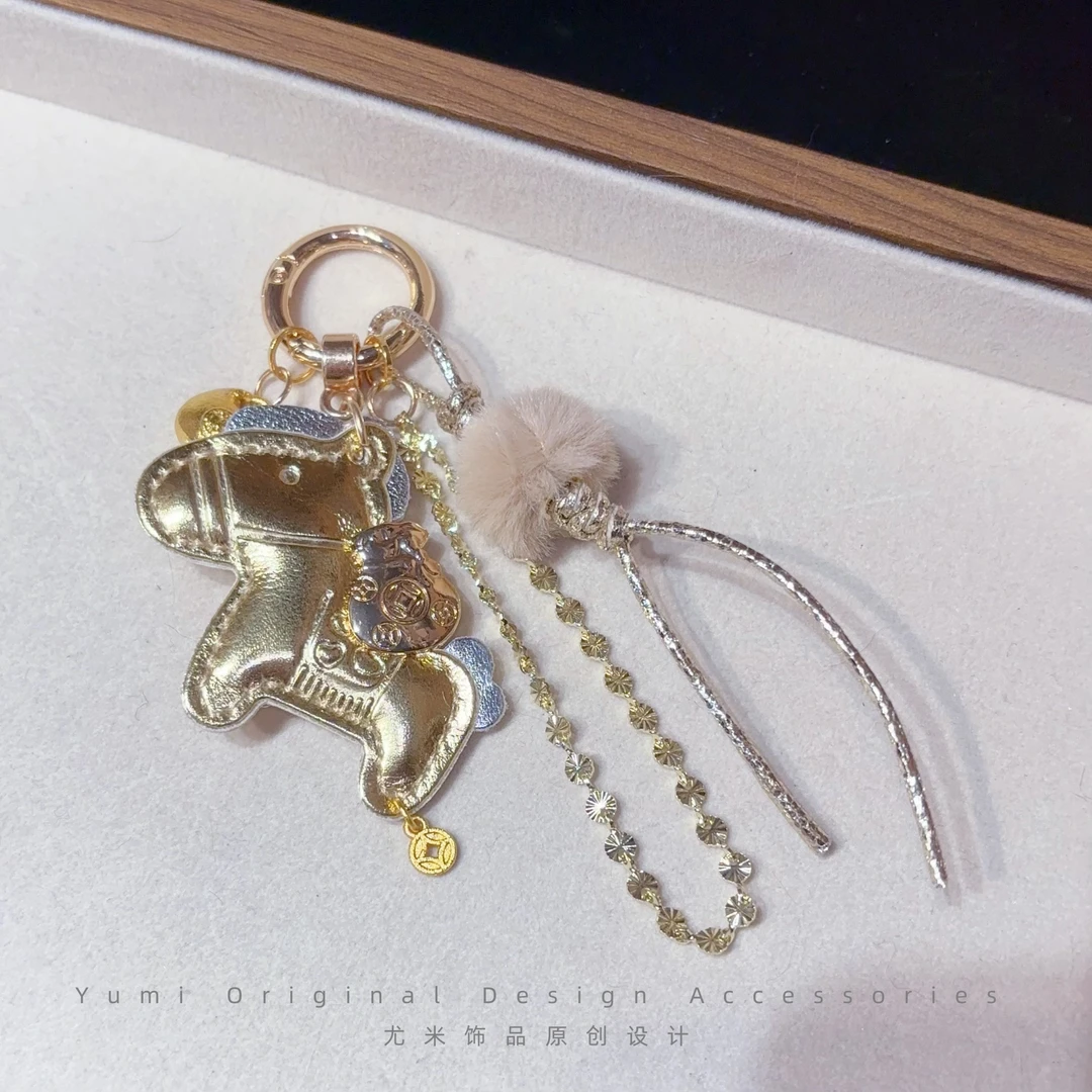 尤米原创设计手机链高端女款防丢手机挂链 绳节日百搭礼物L2995