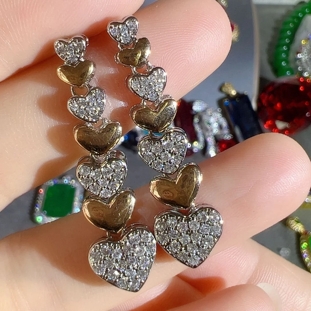 花岗石钨合金红色蓝色吊坠