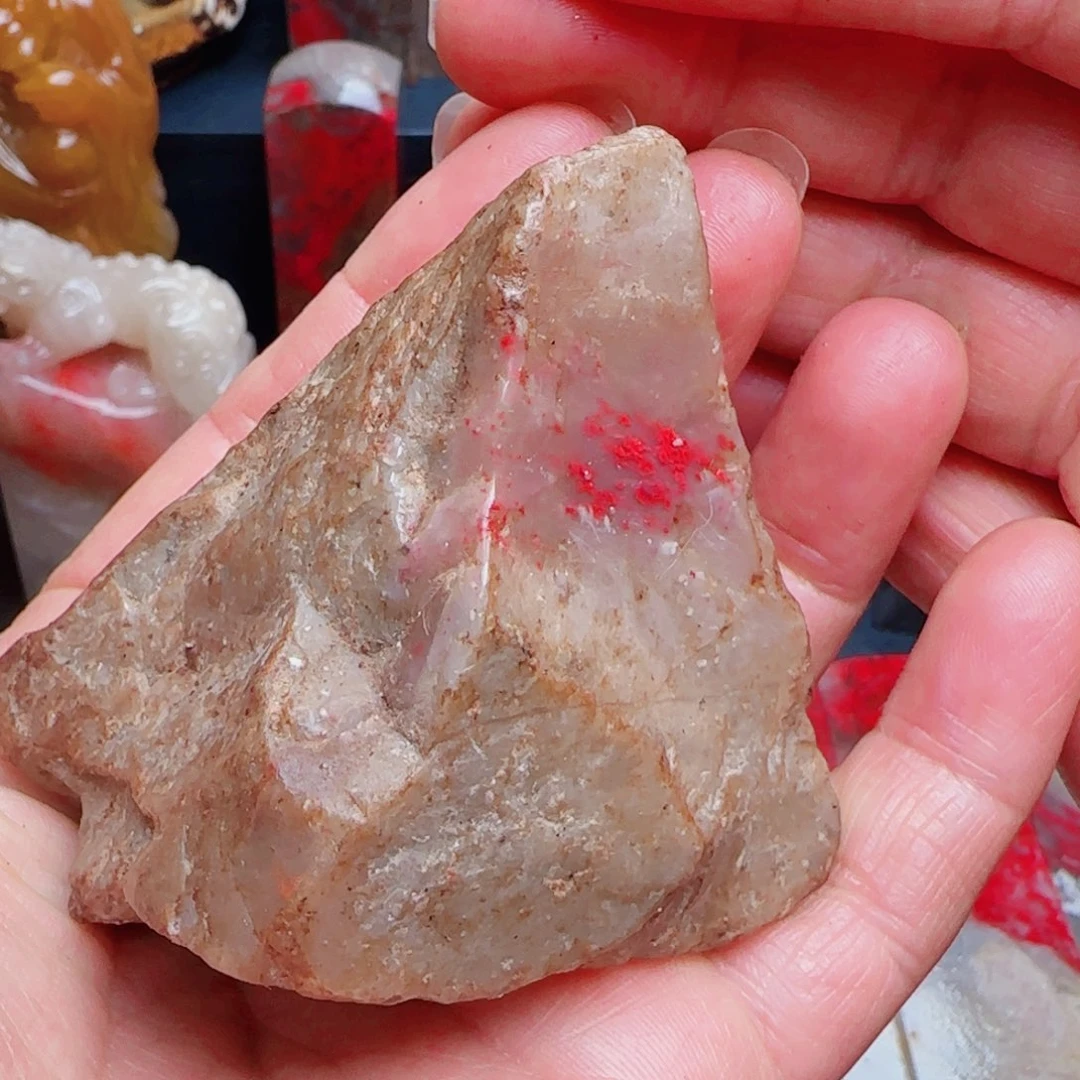 昌化鸡血石1**熊昌化鸡血石