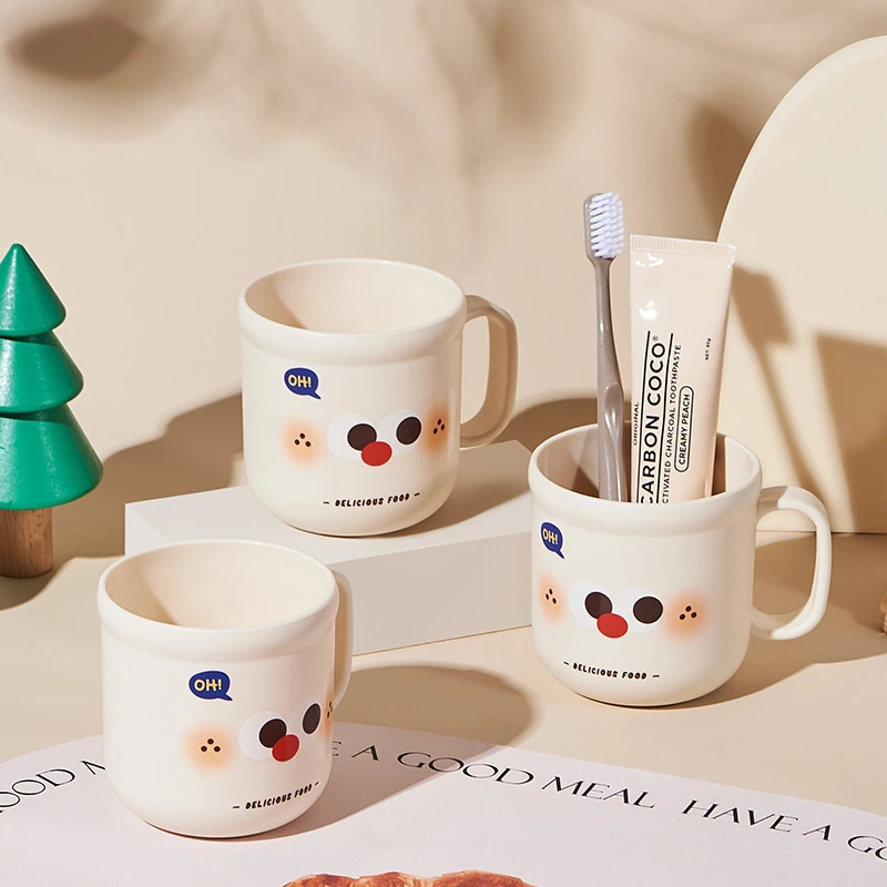 漱口杯刷牙缸可爱儿童刷牙杯加厚防摔防倒牙杯宝宝卡通牙刷杯学生