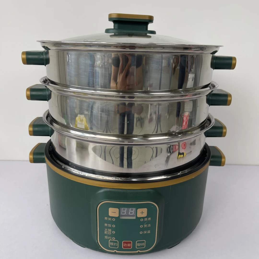 定时预约电蒸锅电火锅保温蒸煮电煮锅多功能店铺三包F4