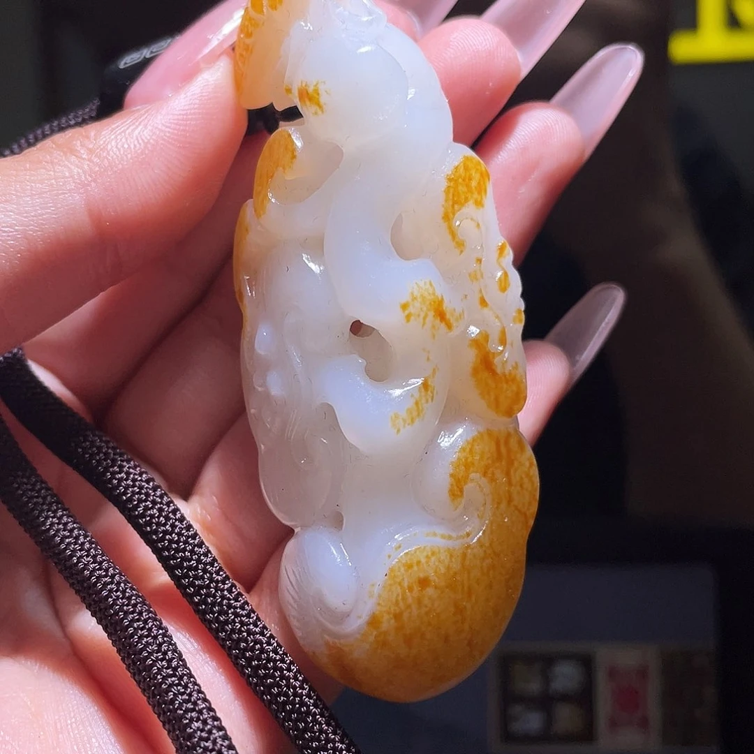 和田玉未镶嵌颈饰D2