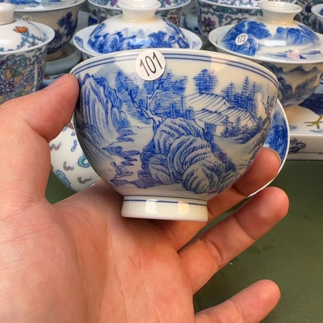彦祖纯手工手绘茶具101