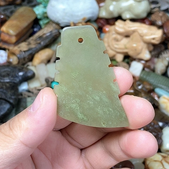 和田玉未镶嵌颈饰15