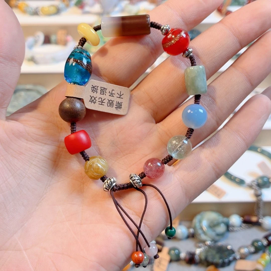 未镶嵌手链翡翠手串