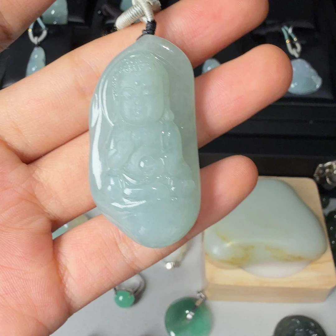 翡翠裸石翡翠如来宝宝佛