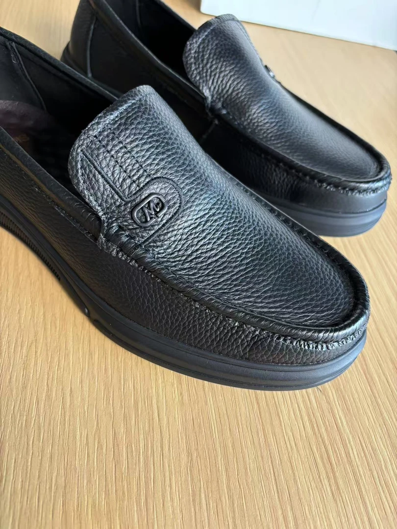 真皮男士休闲平底鞋6625