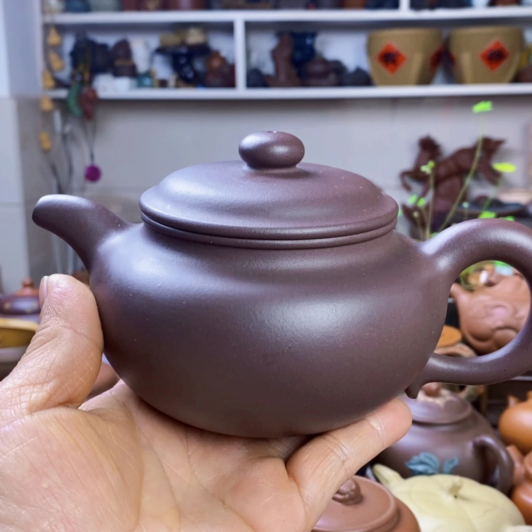 段泥茶壶慢*说原矿紫砂