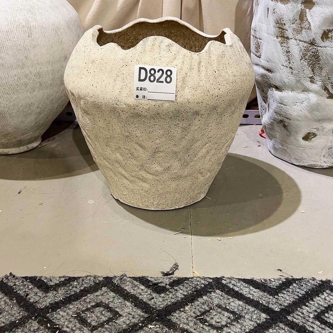 瓶D828高26口18×20陶瓷花瓶无孔