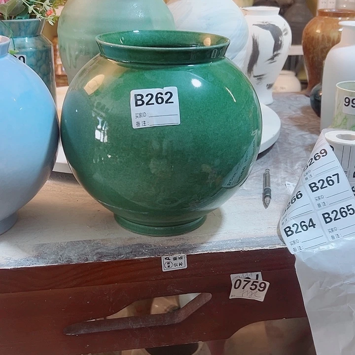 陶瓷精品口13，高24，262，摆件