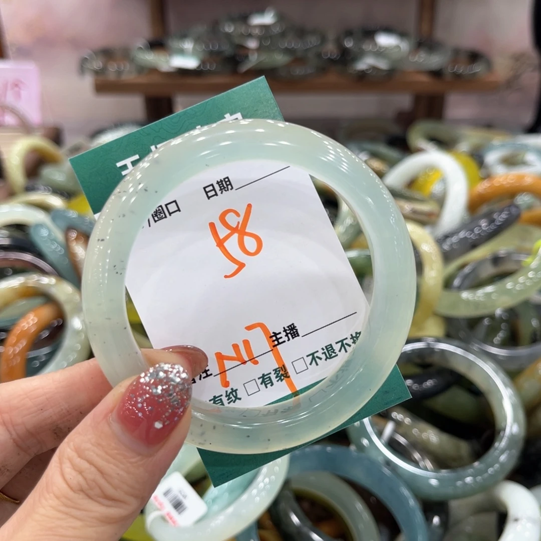 未镶嵌蛇纹石玉手镯手镯