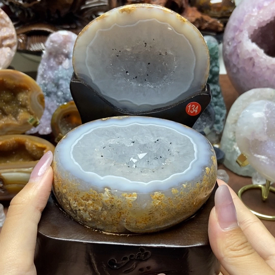 紫晶摆件未镶嵌水晶