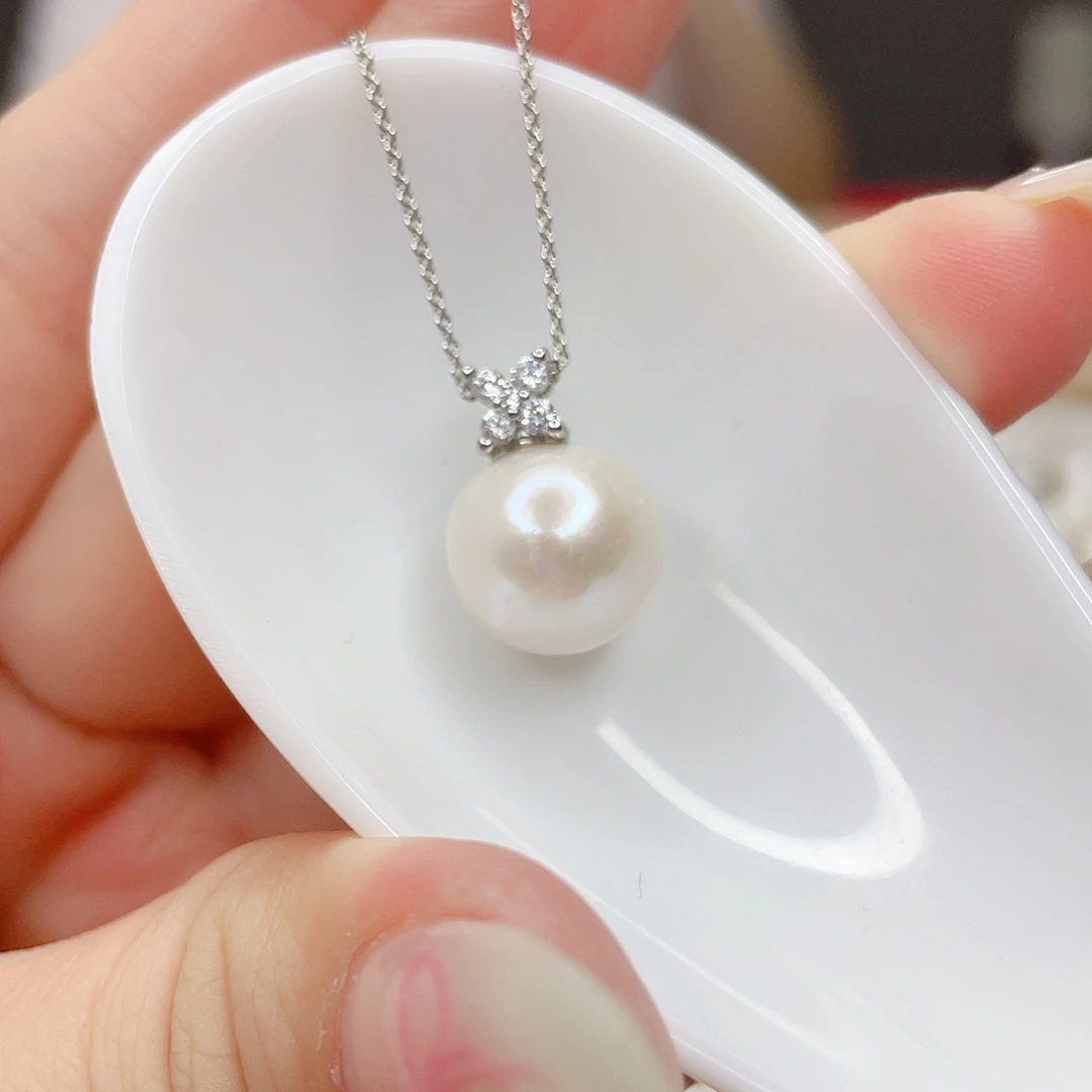 淡水珍珠未镶嵌吊坠(赠链)