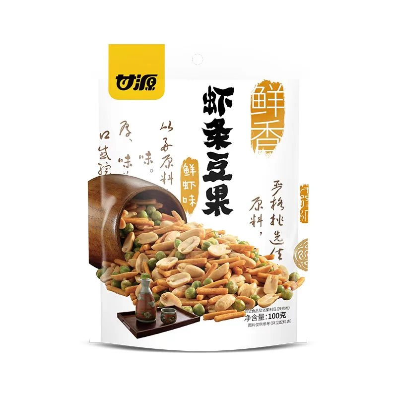 100g鲜虾味虾条豆果