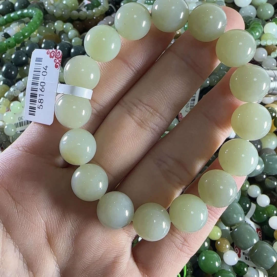 和田玉手链未镶嵌34