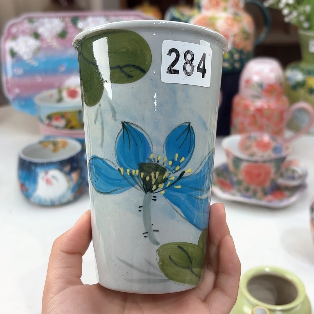景德镇手绘高温釉下彩陶瓷茶具