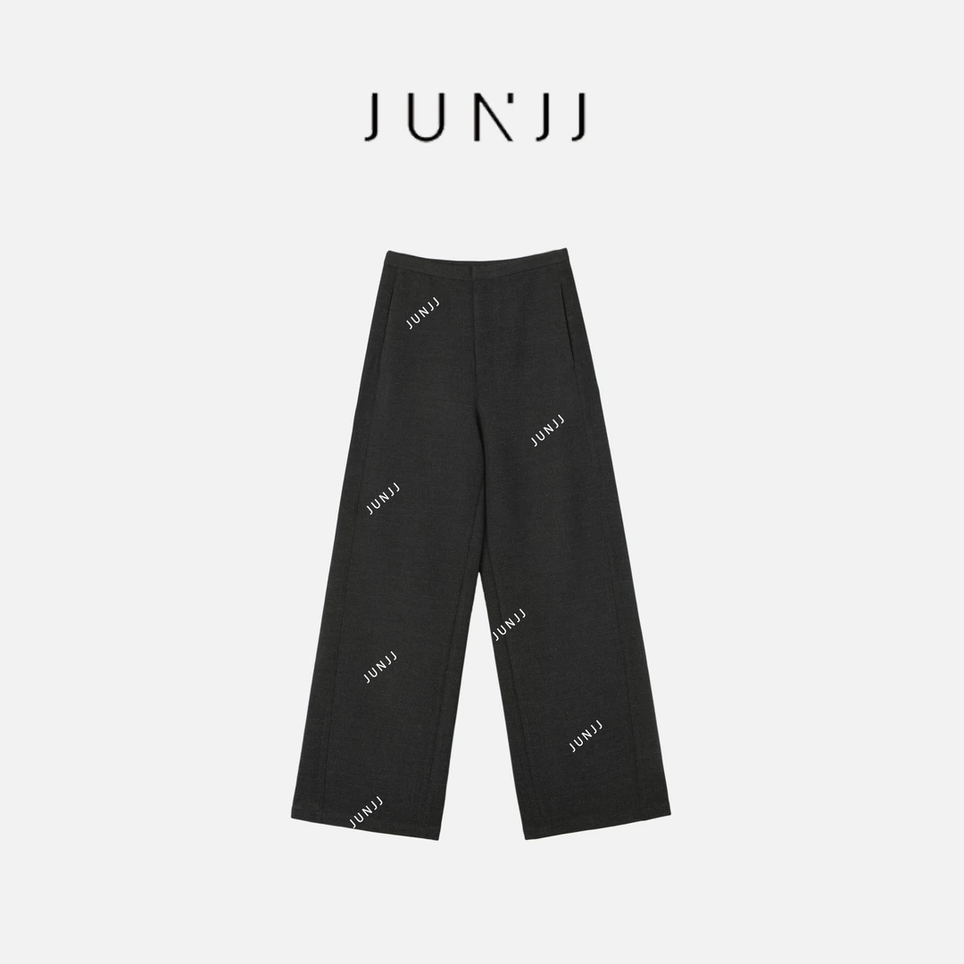 JUNJJ【香蕉裤】24秋季舒适藏肉显瘦高腰裤梨形身材裤女休闲香蕉裤